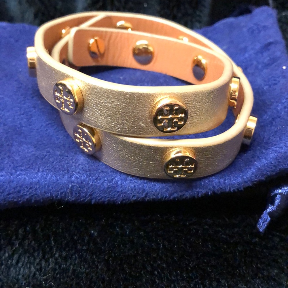 Tory Burch logo std bracelet
